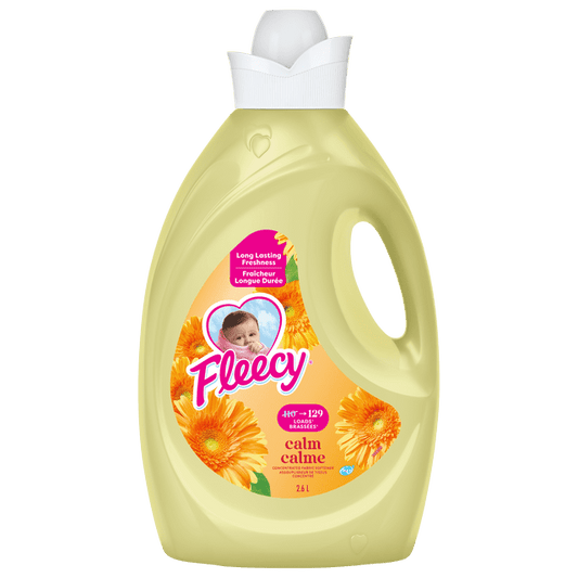 Fleecy Calm Vanilla and Honey Lotus Concentrated Fabric Softener, 2600 g