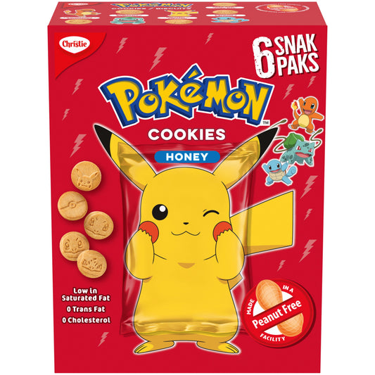 Christie Pokemon Honey Snack Packs 150g