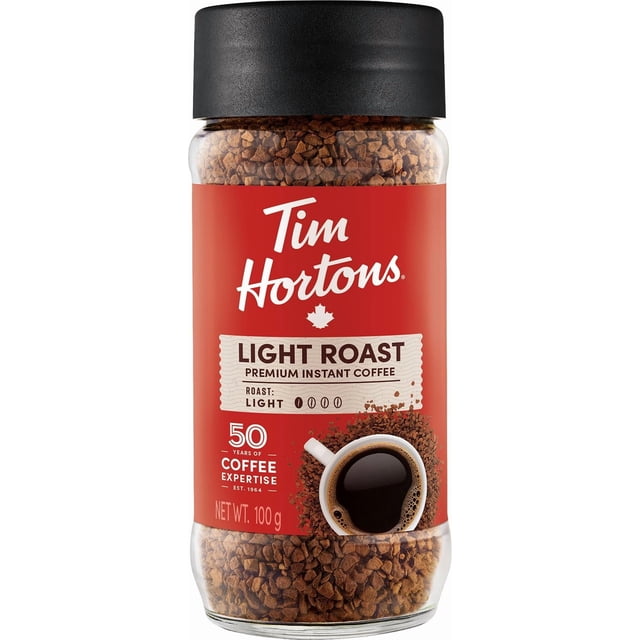 Tim Hortons Light Roast Premium Instant Coffee, 100 g