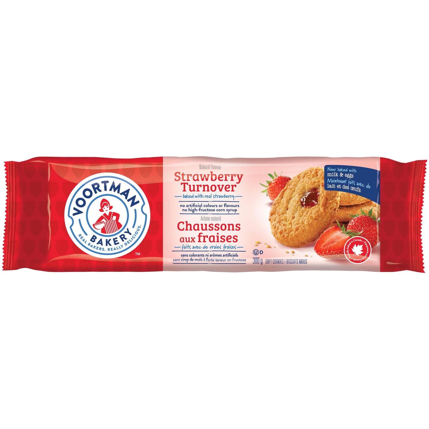Voortman Strawberry Turnover Cookies 300g