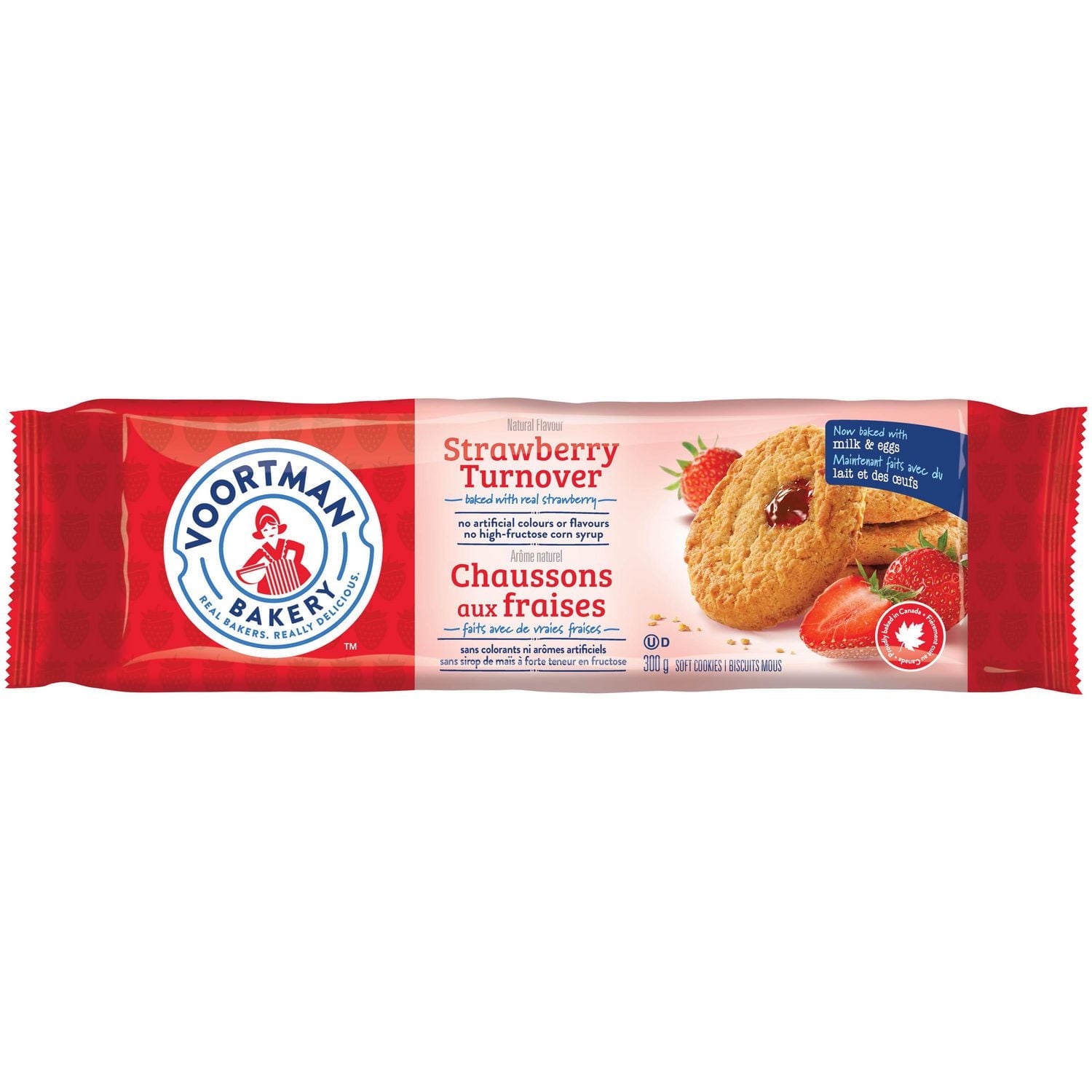 Voortman Strawberry Turnover Cookies 300g
