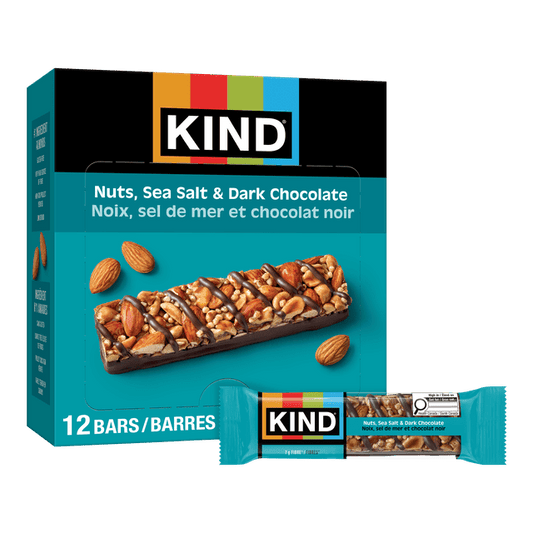 KIND Sea Salt & Dark Chocolate Nut Bars, 480 g, 12 Count