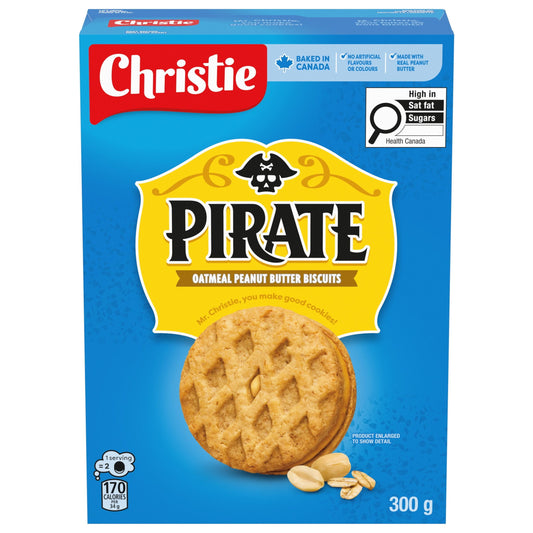 Peek Freans Pirate Oatmeal Peanut Butter Cookies 300g