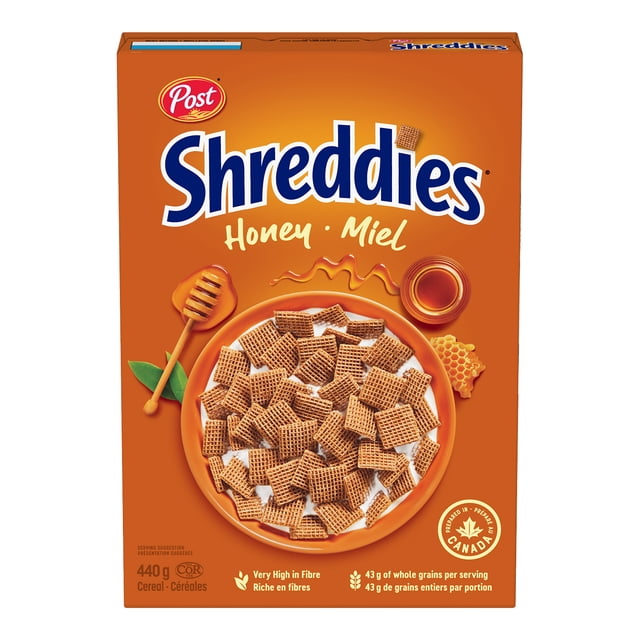 Post Honey Shreddies Cereal, 440 g