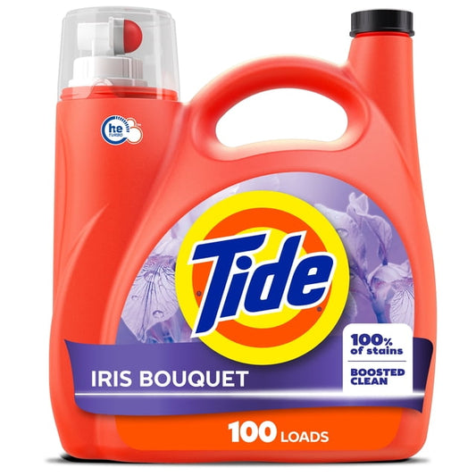 Tide Iris Bouquet 125 Loads Liquid Laundry Detergent, 3690 g