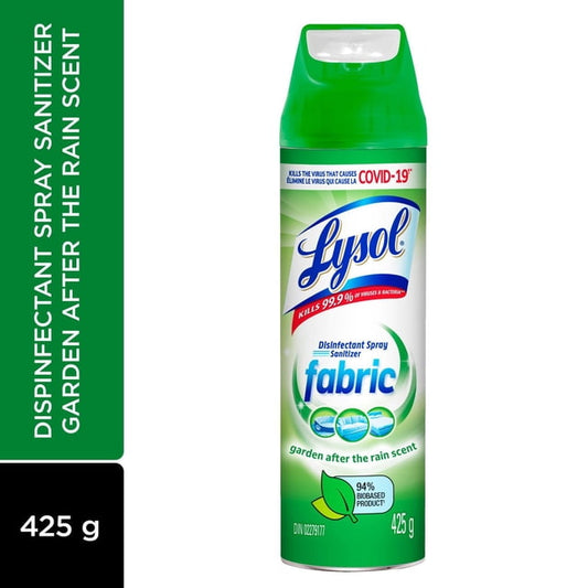 Lysol Garden After Rain Fabric Sanitizer Spray, 425 g