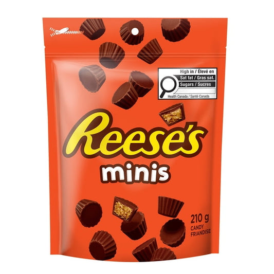 Reese's Minis Peanut Butter Cups Candy 210g