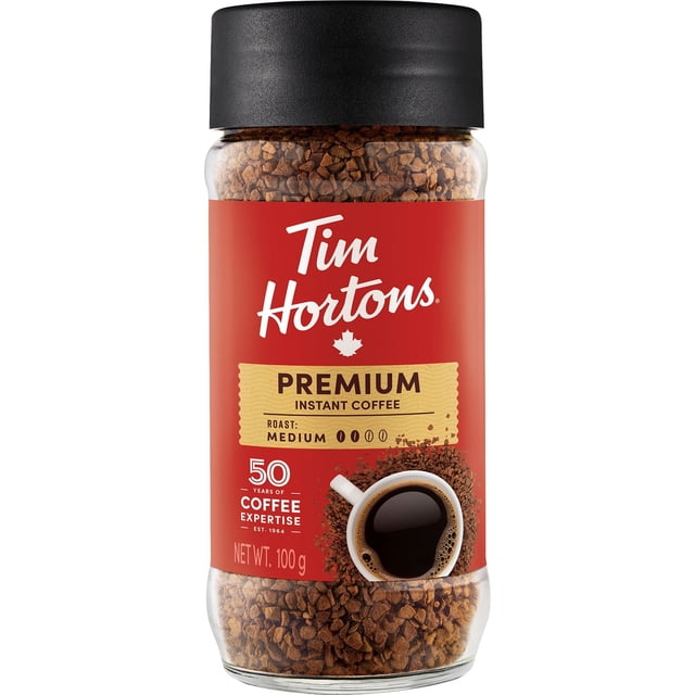 Tim Hortons Premium Medium Instant Coffee, 100 g