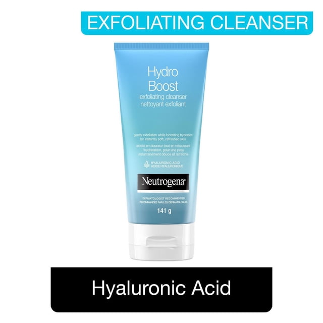 Neutrogena Hydro Boost Exfoliating AHA Face Scrub, 141 g