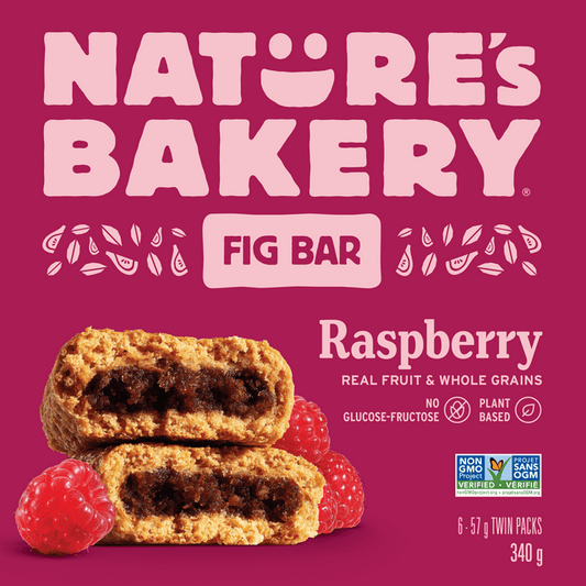 Nature's Bakery Raspberry Fig Soft Baked Bars, 340 g, 6 Count