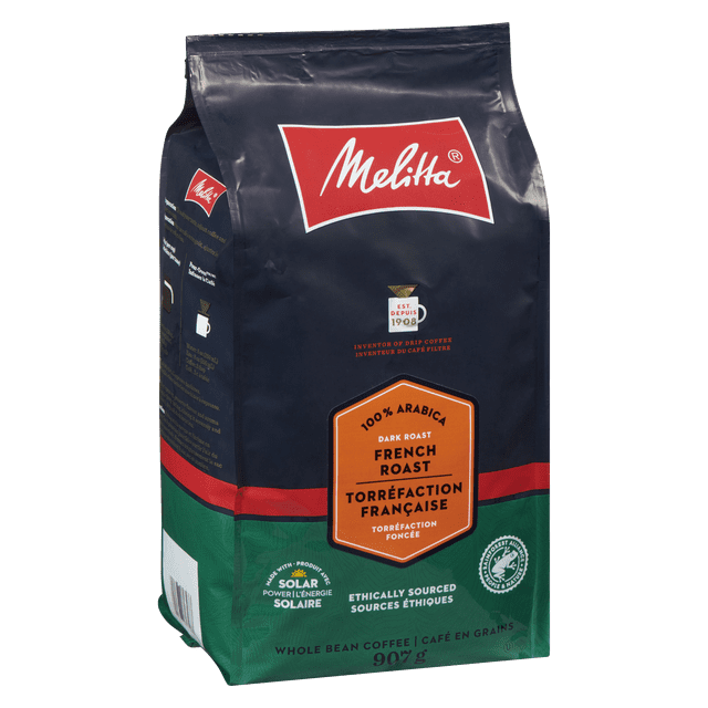 Melitta French Roast Whole Bean Coffee 907g, 907 g