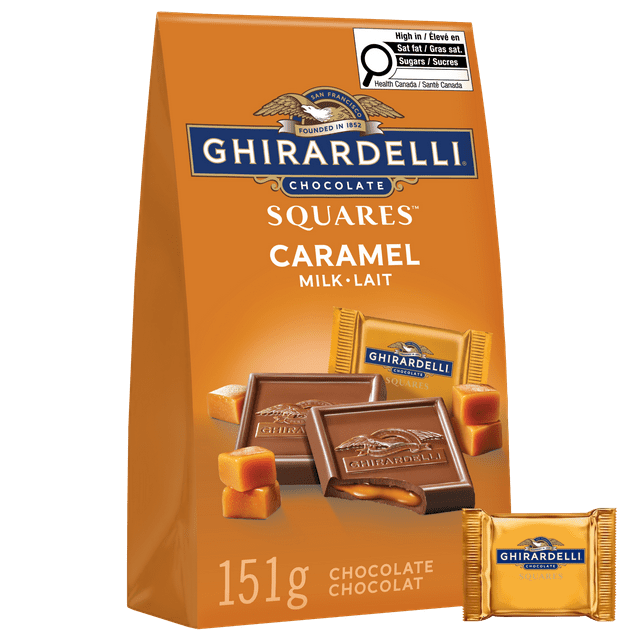 Ghirardelli Milk Chocolate Caramel Squares 151 g Bag