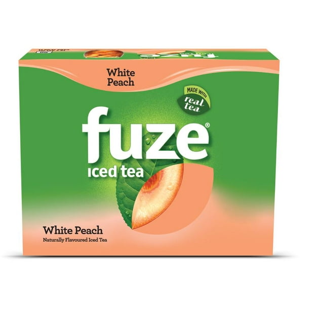 Fuze Iced Tea White Peach 12 x 341 mL Cans