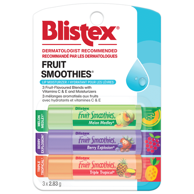 Blistex Fruit Smoothies Lip Moisturizer, 9 g