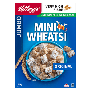 Kellogg's Mini-Wheats Original Frosted Jumbo Cereal, 1050 g