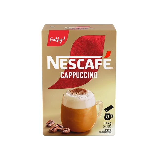 NESCAFE Cappuccino Instant Coffee Mix, 112 g