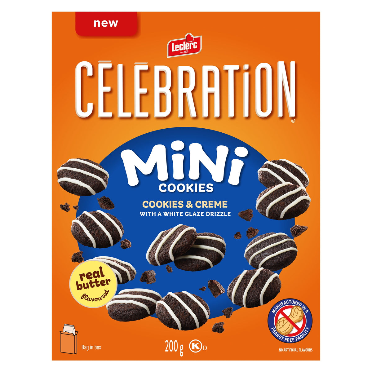Celebration Cookies and Crème Mini Cookies 200g