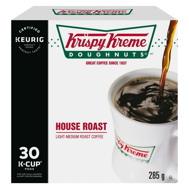 Krispy Kreme House Roast K-Cup Coffee Pods, 285 g, 30 Count