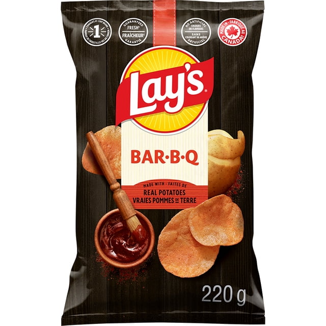 Lay's Bar-B-Q Potato Chips, 220 g