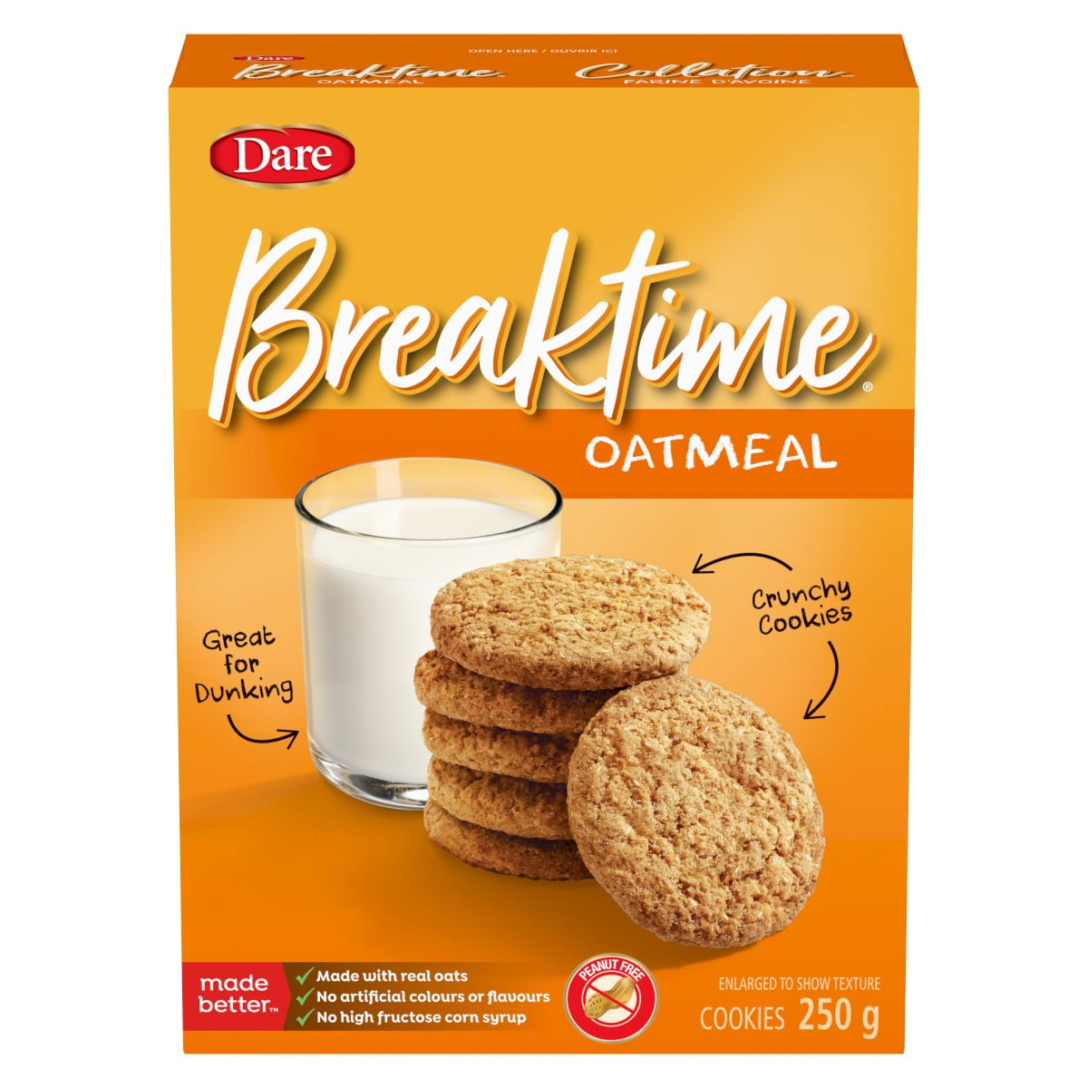 Dare Breaktime Oatmeal Crunchy Cookies 250g