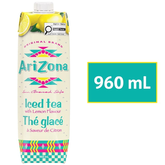 AriZona 100% Natural Iced Tea with Lemon 960 mL