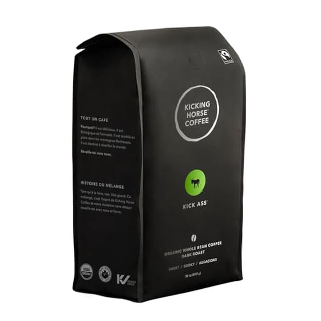 Kicking Horse Kick Ass Blend Whole Bean Coffee 850g, 850 g