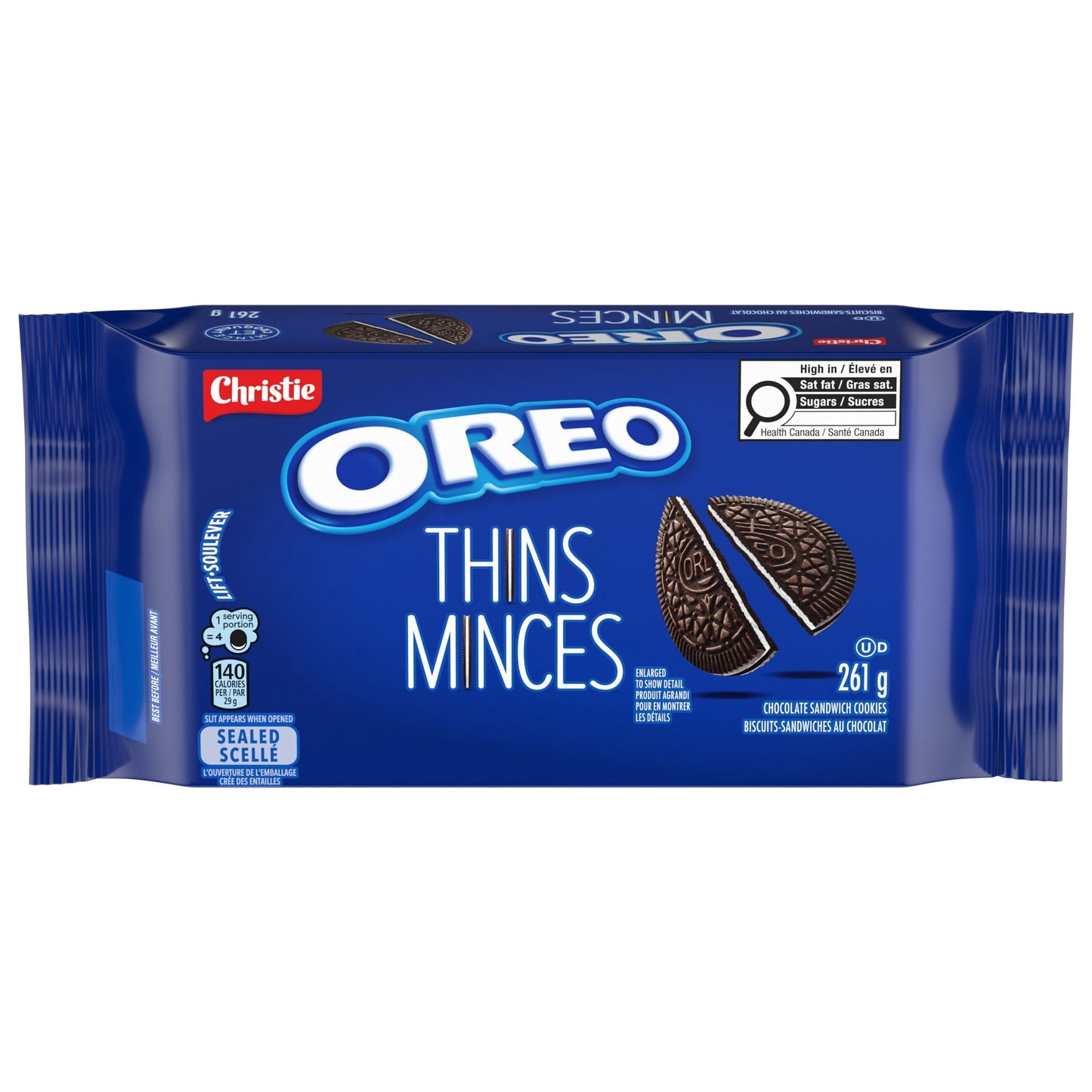 Oreo Thins Original Chocolate Sandwich Cookies 261g