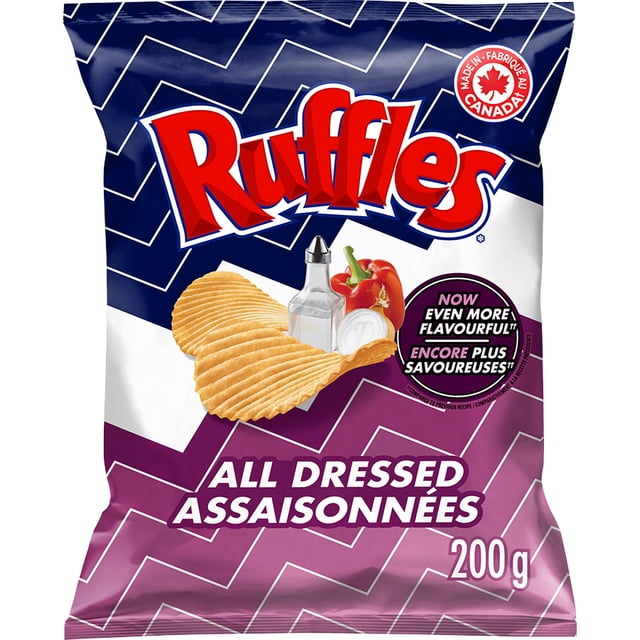 Ruffles All Dressed Potato Chips, 200 g