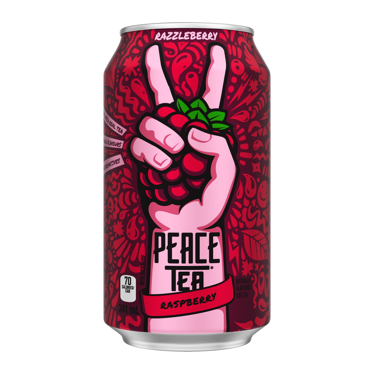 Peace Tea Razzleberry Cans 341 mL - 12 Pack