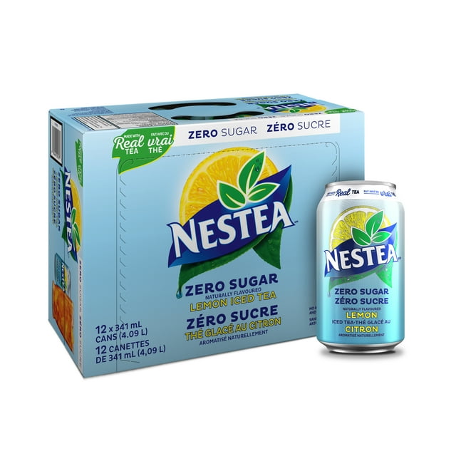 Nestea Zero Sugar Lemon Iced Tea 12 x 341 mL Cans