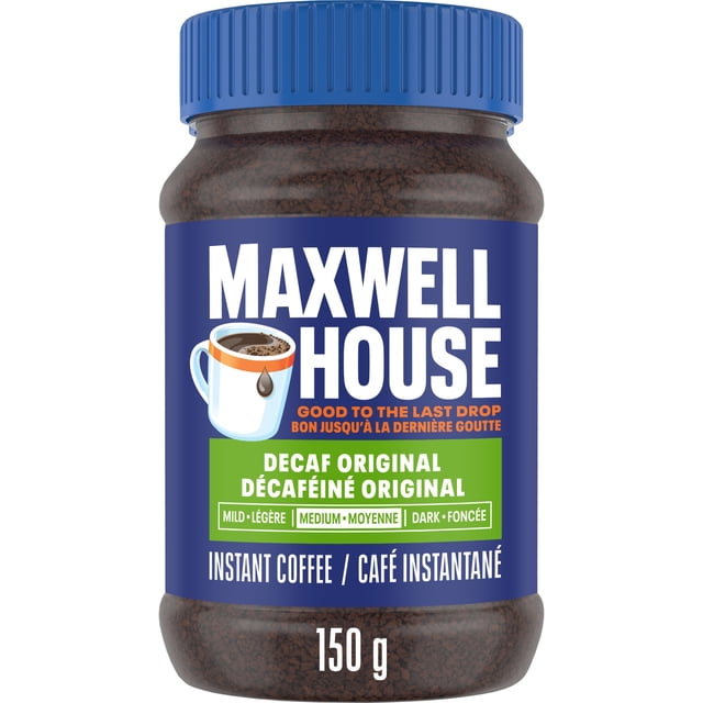 Maxwell House Decaf Instant Coffee, 150 g