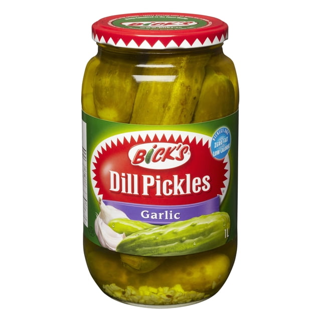 Bick's Garlic Whole Dills Pickles, 1000 g
