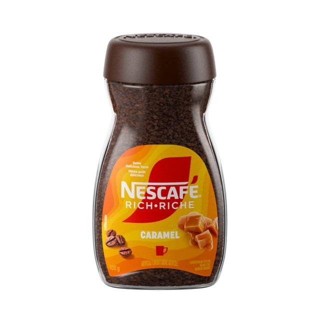 NESCAFE Rich Caramel Instant Coffee Mix, 100 g