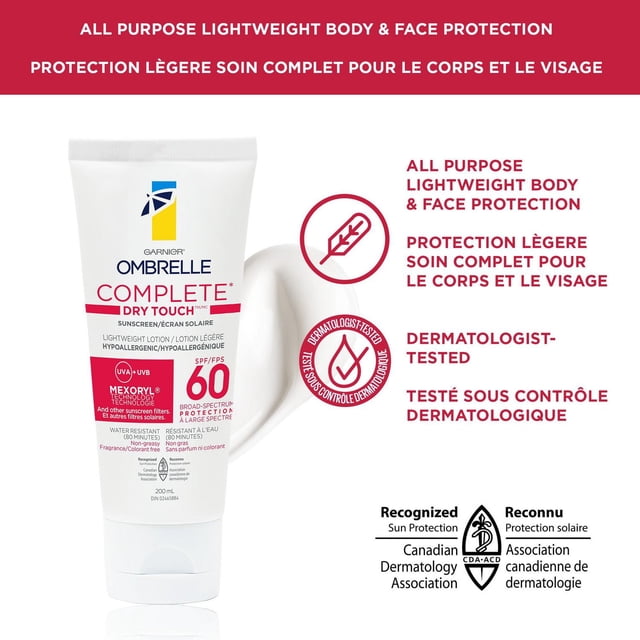 Ombrelle Dry Touch SPF 60 Sunscreen, 200 g