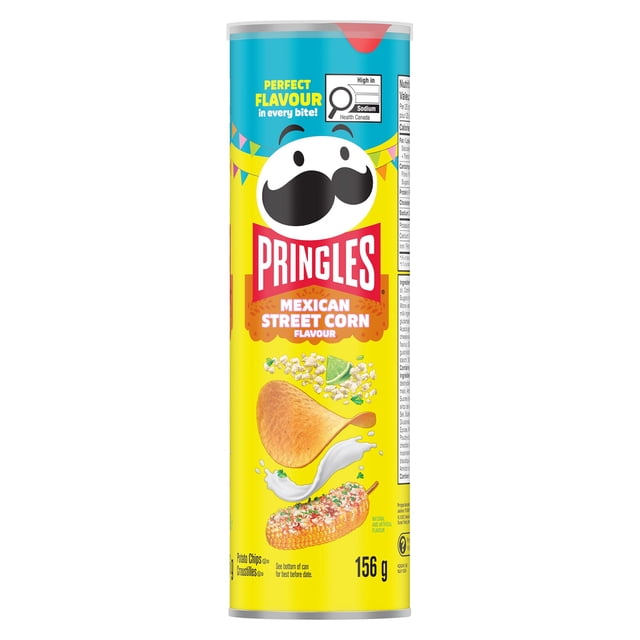 Pringles Mexican Street Corn Potato Chips, 156 g