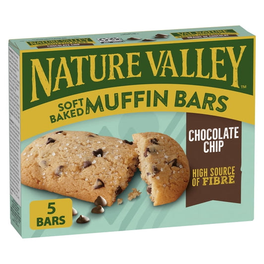 Nature Valley Soft Baked Muffin Chocolate Chip Muffin Bars, 175 g, 5 Count