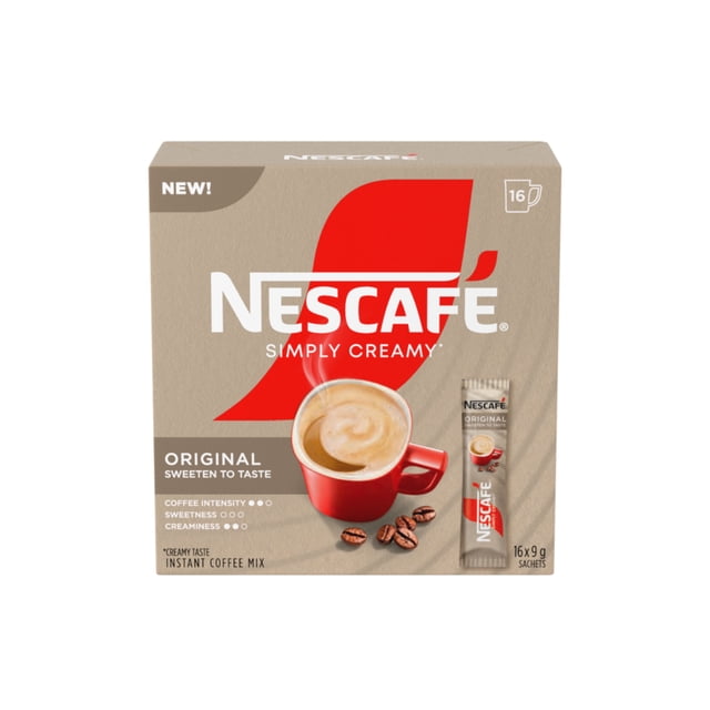 Simply Creamy Instant Coffee Sachets, 144 g, 16 Count