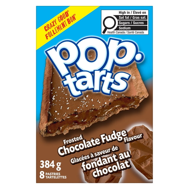 Pop-Tarts Frosted Chocolate Fudge Toaster Pastries, 384 g, 8 Count