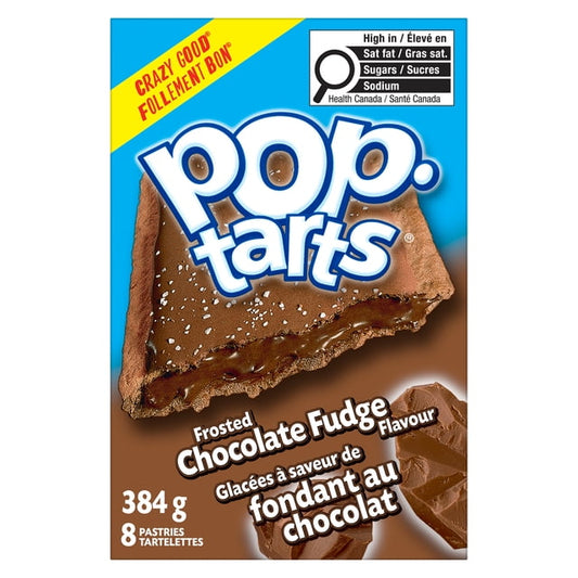 Pop-Tarts Frosted Chocolate Fudge Toaster Pastries, 384 g, 8 Count