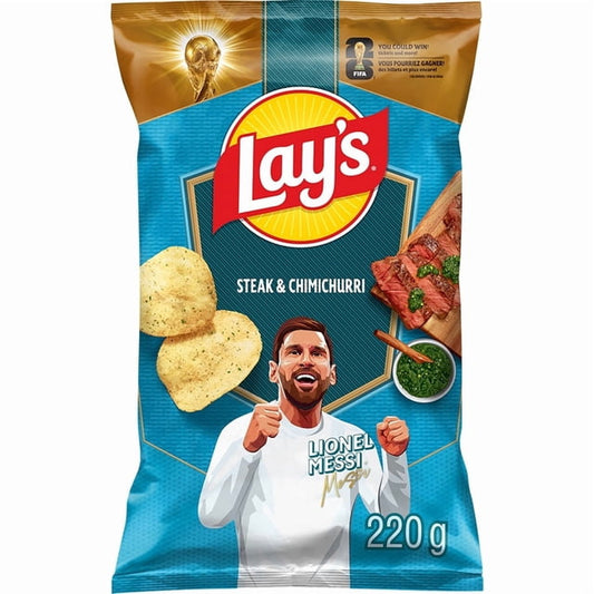 Lay's Steak & Chimichurri Potato Chips, 220 g