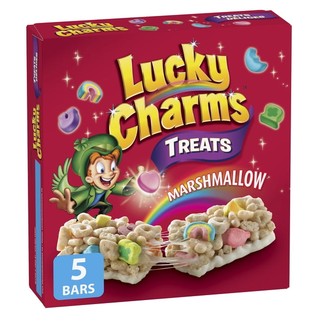 Lucky Charms Marshmallow Treats Cereal Bars, 120 g, 5 Count