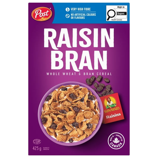 Post Raisin Bran Cereal, 425 g