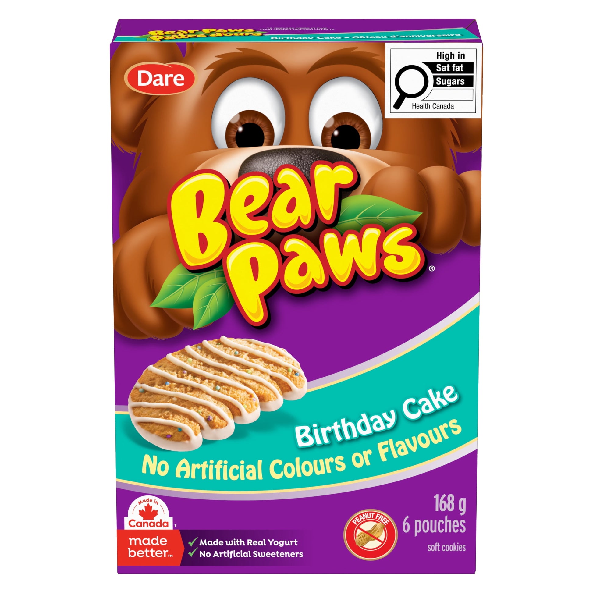 Bear Paws Birthday Cake Cookies 168g