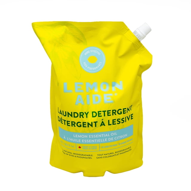 Lemon Aide Lemon Laundry Detergent, 1500 g
