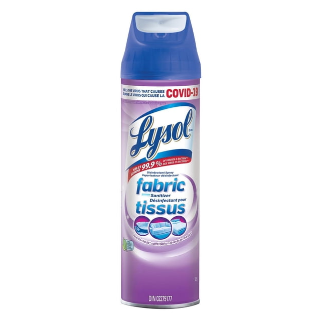 Lysol Lavender Fields Fabric Sanitizer Spray, 425 g