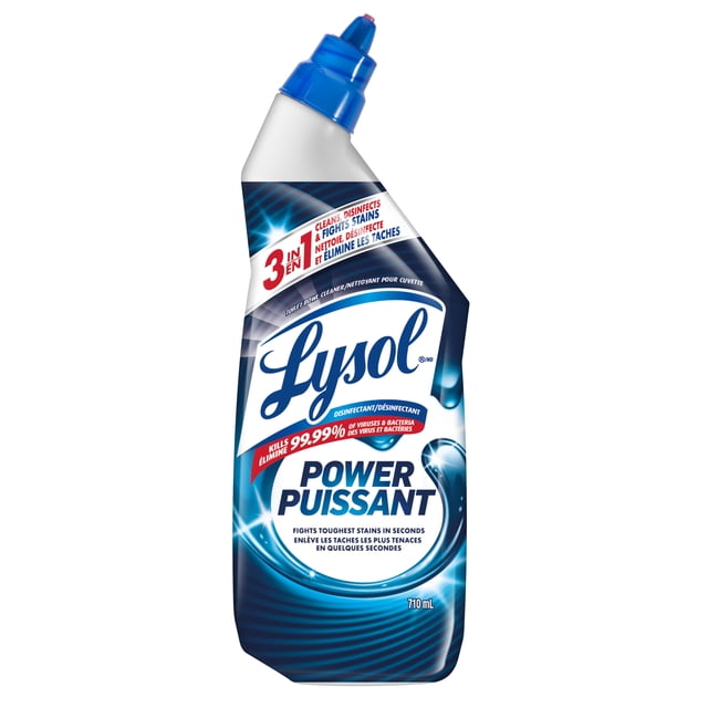 Lysol Power Disinfectant Gel Toilet Bowl Cleaner, 710 g