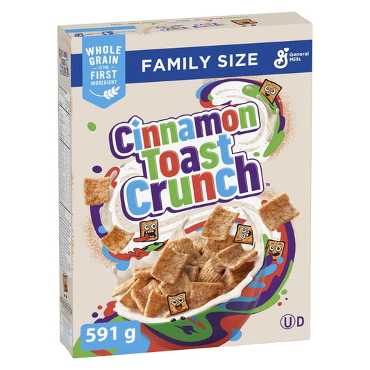 Cinnamon Toast Crunch Family Size Kids Breakfast Cereal, 591 g
