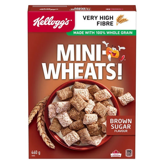 Kellogg's Mini-Wheats Brown Sugar Cereal, 460 g