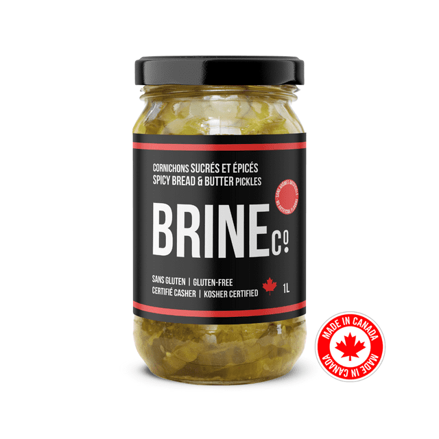 Brine Spicy Bread and Butter Pickles, 1000 g