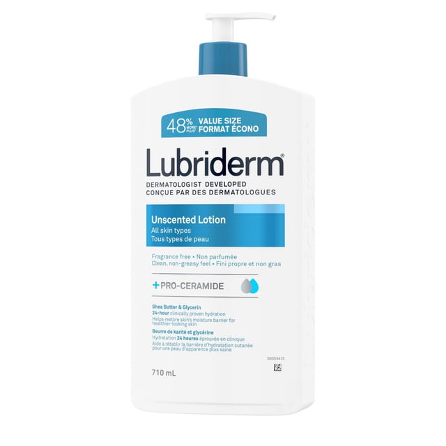 Lubriderm Unscented Shea Butter Lotion, 712 g